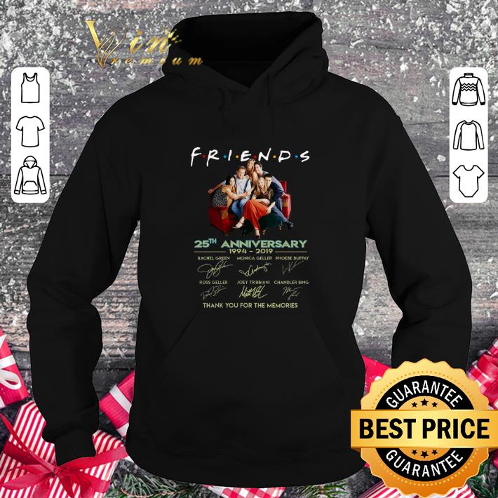 Pretty Friends 25th anniversary 1994 2019 thank you for the memories shirt 4 - Pretty Friends 25th anniversary 1994-2019 thank you for the memories shirt