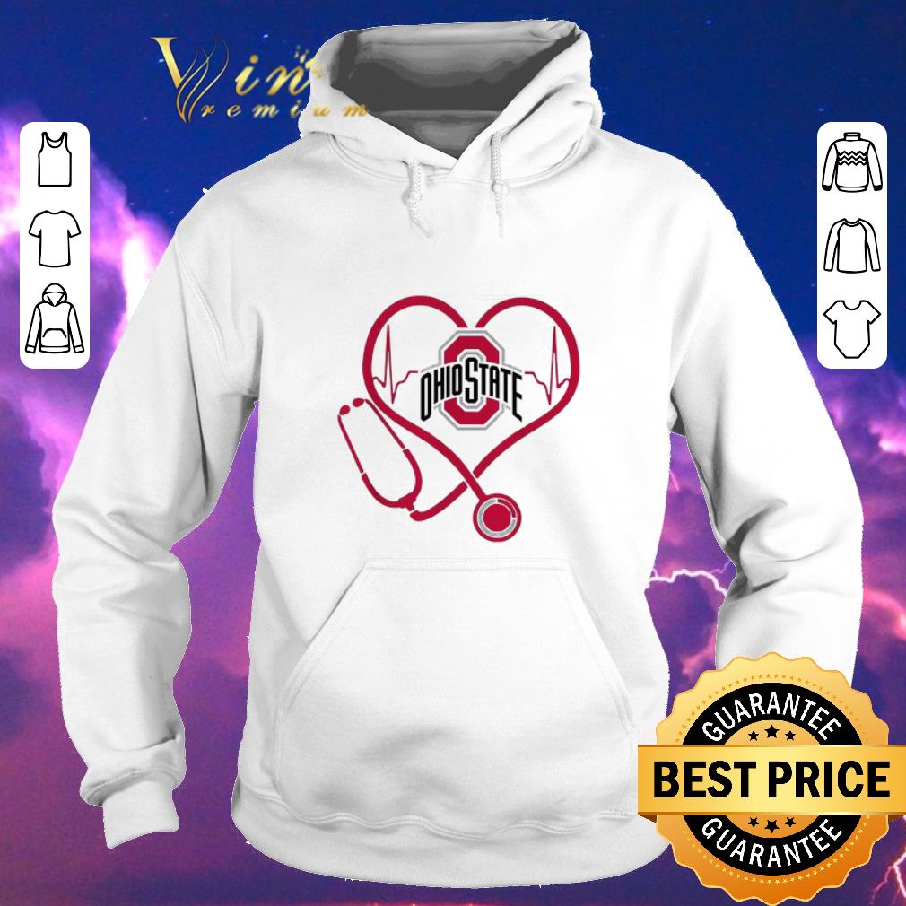 Pretty Love Ohio State Buckeyes Stethoscope shirt sweater 4 - Pretty Love Ohio State Buckeyes Stethoscope shirt sweater