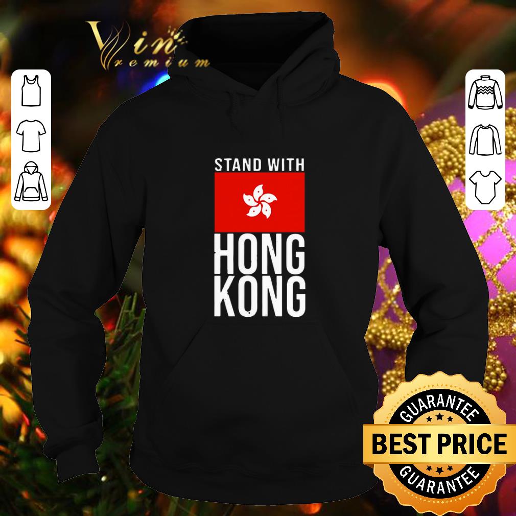 Pretty Stand with Hong Kong flag shirt Pretty Stand with Hong Kong flag shirt 4 - Pretty Stand with Hong Kong flag shirt
