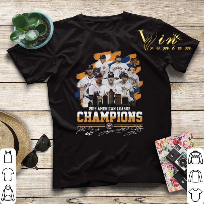 Signatures Houston Astros City 2019 American League Champions shirt Signatures Houston Astros City 2019 American League Champions shirt 4 - Signatures Houston Astros City 2019 American League Champions shirt