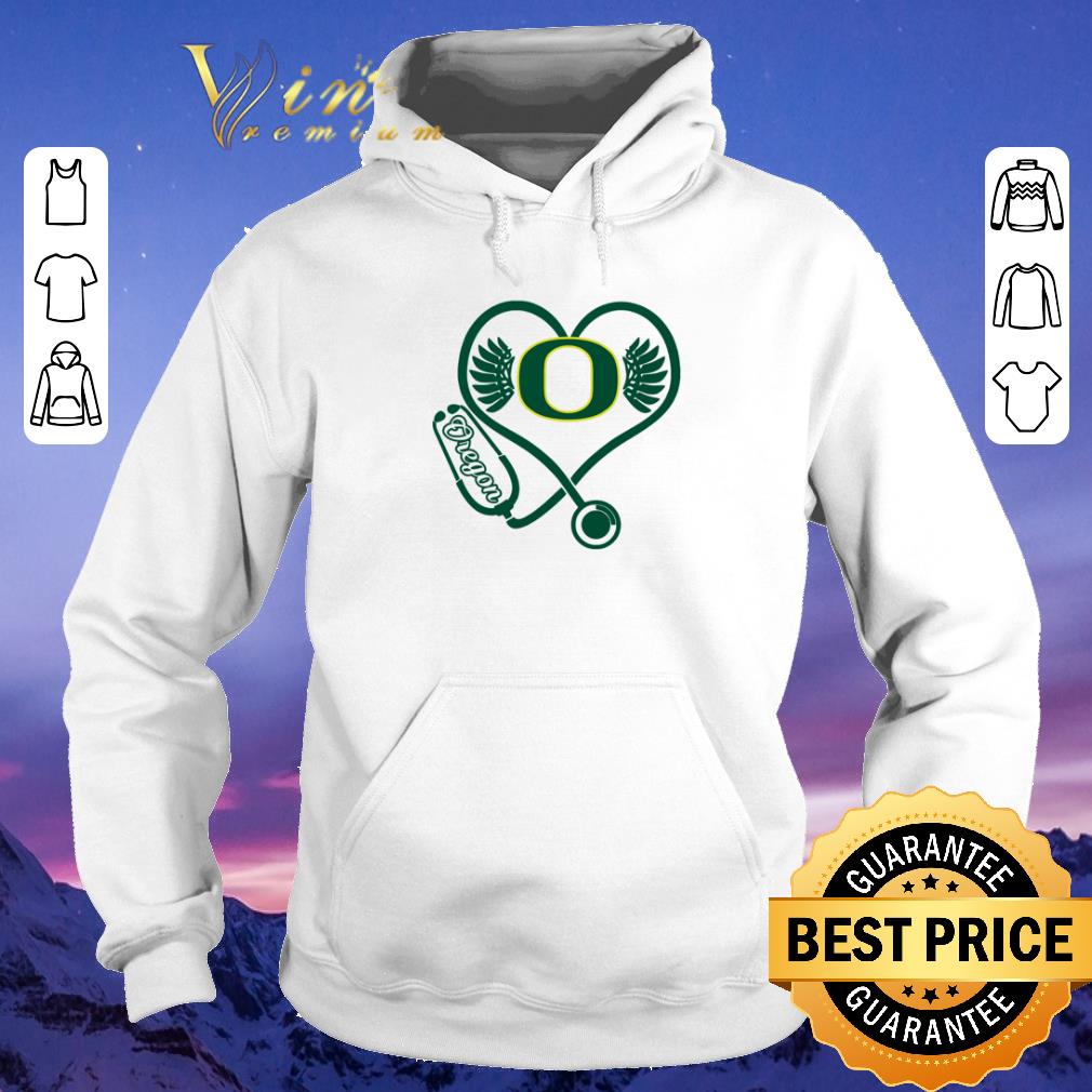 Top Love Oregon Ducks Stethoscope Heartbeat nurse shirt sweater 4 - Top Love Oregon Ducks Stethoscope Heartbeat nurse shirt sweater