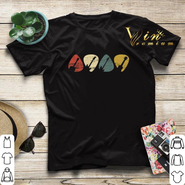Vintage Guitar pick Guitarist shirt 4 - Vintage Guitar pick Guitarist shirt
