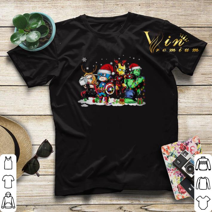 Avengers Chibi Christmas shirt sweater 4 - Avengers Chibi Christmas shirt sweater