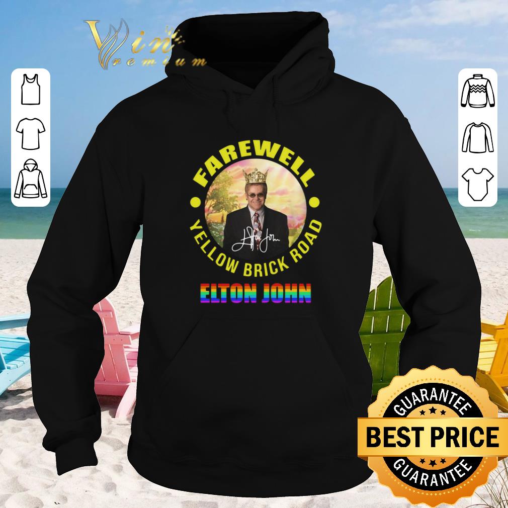 Awesome LGBT Elton John Farewell Yellow Brick Road signature shirt sweater 2019 4 - Awesome LGBT Elton John Farewell Yellow Brick Road signature shirt sweater 2019