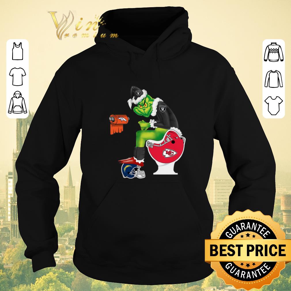 Awesome Raiders Grinch Santa Broncos KC Chiefs Toilet LA Chargers shirt sweater Awesome Raiders Grinch Santa Broncos KC Chiefs Toilet LA Chargers shirt sweater 4 - Awesome Raiders Grinch Santa Broncos KC Chiefs Toilet LA Chargers shirt sweater