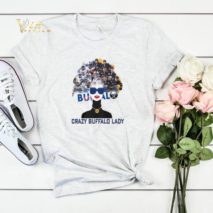 Buffalo Bills Crazy Buffalo Lady shirt sweater 4 - Buffalo Bills Crazy Buffalo Lady shirt sweater