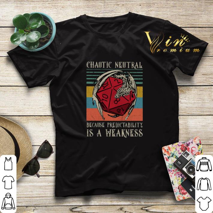 Chaotic Neutral because predictability is a weakness vintage shirt sweater 4 - Chaotic Neutral because predictability is a weakness vintage shirt sweater
