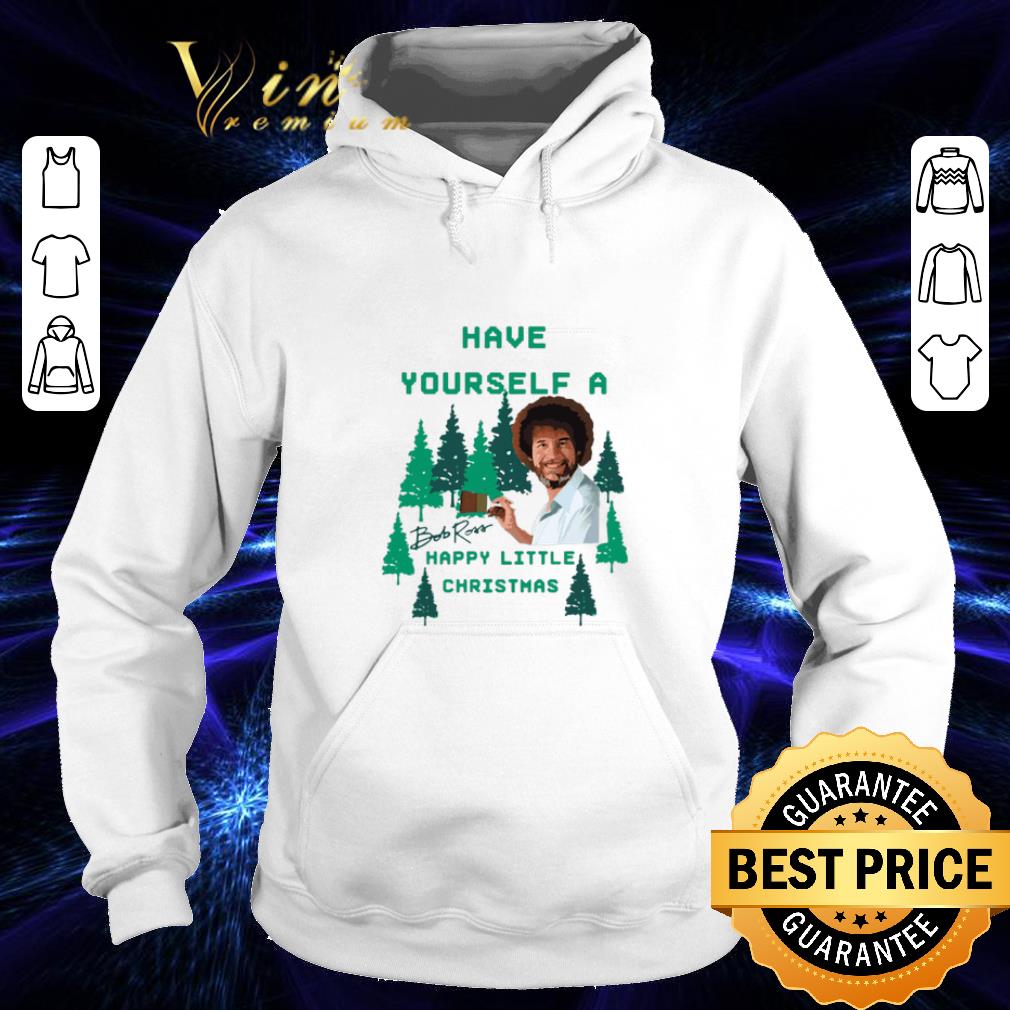 Cheap Bob Ross Have yourself a happy little Christmas signature shirt Cheap Bob Ross Have yourself a happy little Christmas signature shirt 4 - Cheap Bob Ross Have yourself a happy little Christmas signature shirt