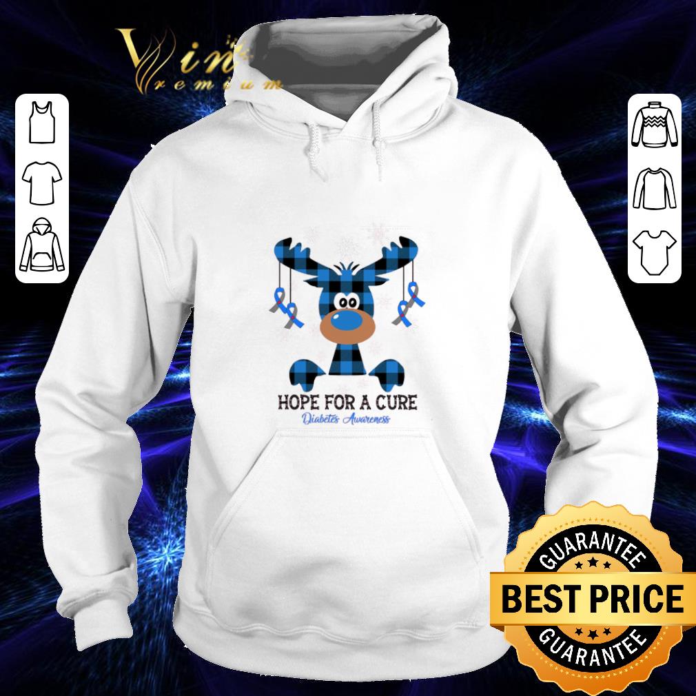 Cheap Reindeer hope for a cure Diabetes Awareness Christmas shirt Cheap Reindeer hope for a cure Diabetes Awareness Christmas shirt 4 - Cheap Reindeer hope for a cure Diabetes Awareness Christmas shirt