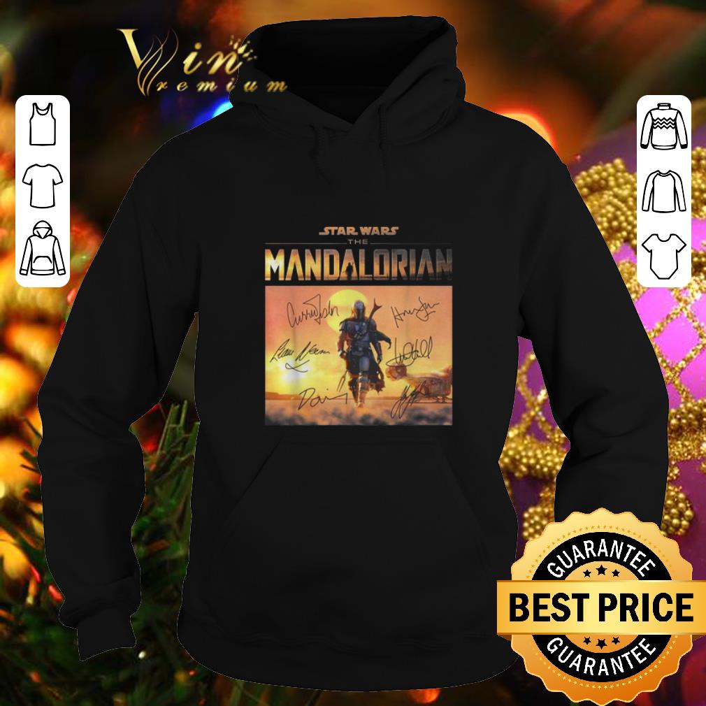 Cheap Star Wars the Mandalorian signatures shirt 4 - Cheap Star Wars the Mandalorian signatures shirt