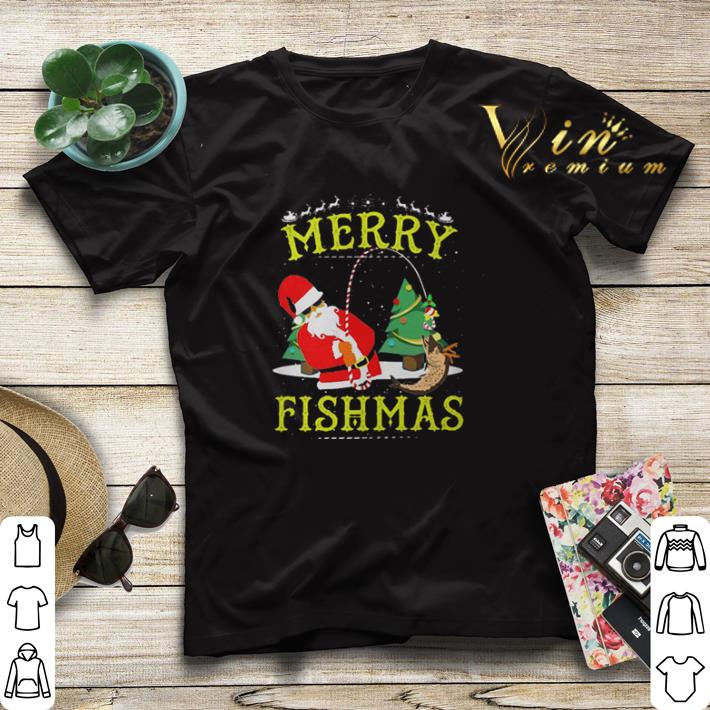 Christmas Santa Merry Fishmas ugly shirt Christmas Santa Merry Fishmas ugly shirt 4 - Christmas Santa Merry Fishmas ugly shirt