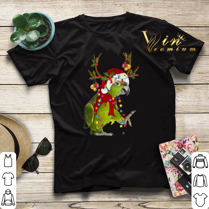 Christmas light Parrot reindeer shirt Christmas light Parrot reindeer shirt 4 - Christmas light Parrot reindeer shirt