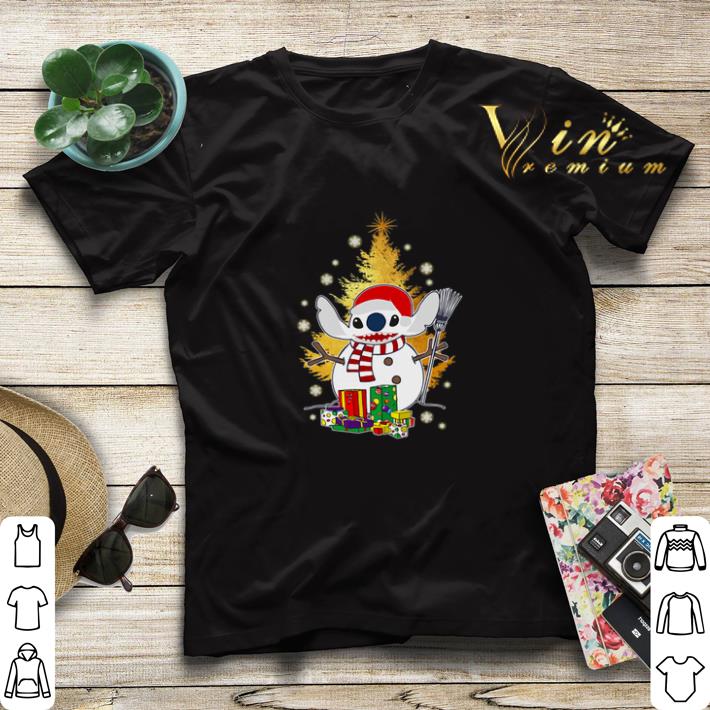 Christmas tree Santa Stitch make Snowman shirt 4 - Christmas tree Santa Stitch make Snowman shirt
