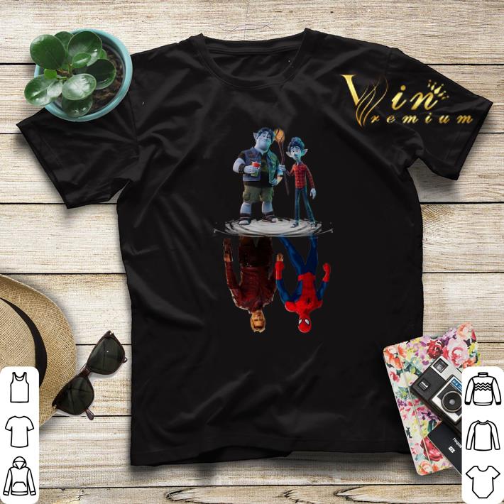 Disney Onward reflection water mirror Star Lord and Spiderman shirt sweater 4 - Disney Onward reflection water mirror Star Lord and Spiderman shirt sweater