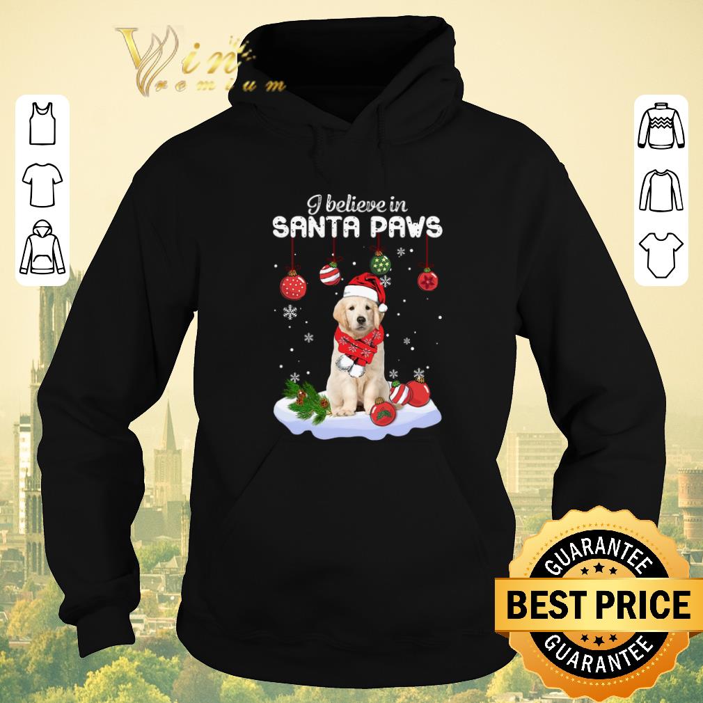 Funny Golden Retriever I believe in Santa Paws Christmas shirt sweater Funny Golden Retriever I believe in Santa Paws Christmas shirt sweater 4 - Funny Golden Retriever I believe in Santa Paws Christmas shirt sweater
