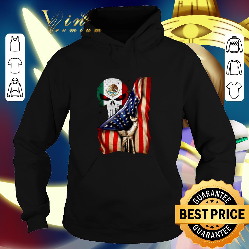 Funny Skull 4th Of July independence day Mexico United States shirt 4 - Funny Skull 4th Of July independence day Mexico United States shirt