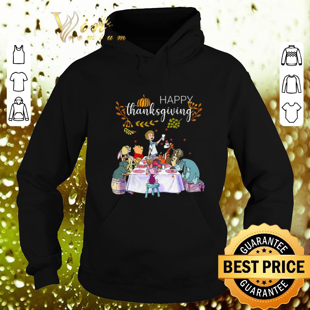 Funny Win the Pooh Happy thanksgiving shirt 4 - Funny Win the Pooh Happy thanksgiving shirt