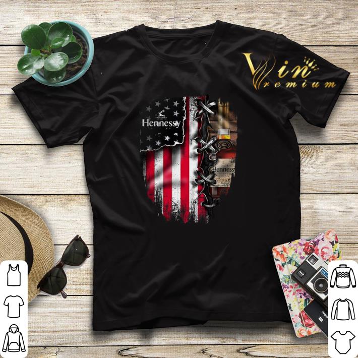 Hennessy inside American flag shirt 4 - Hennessy inside American flag shirt