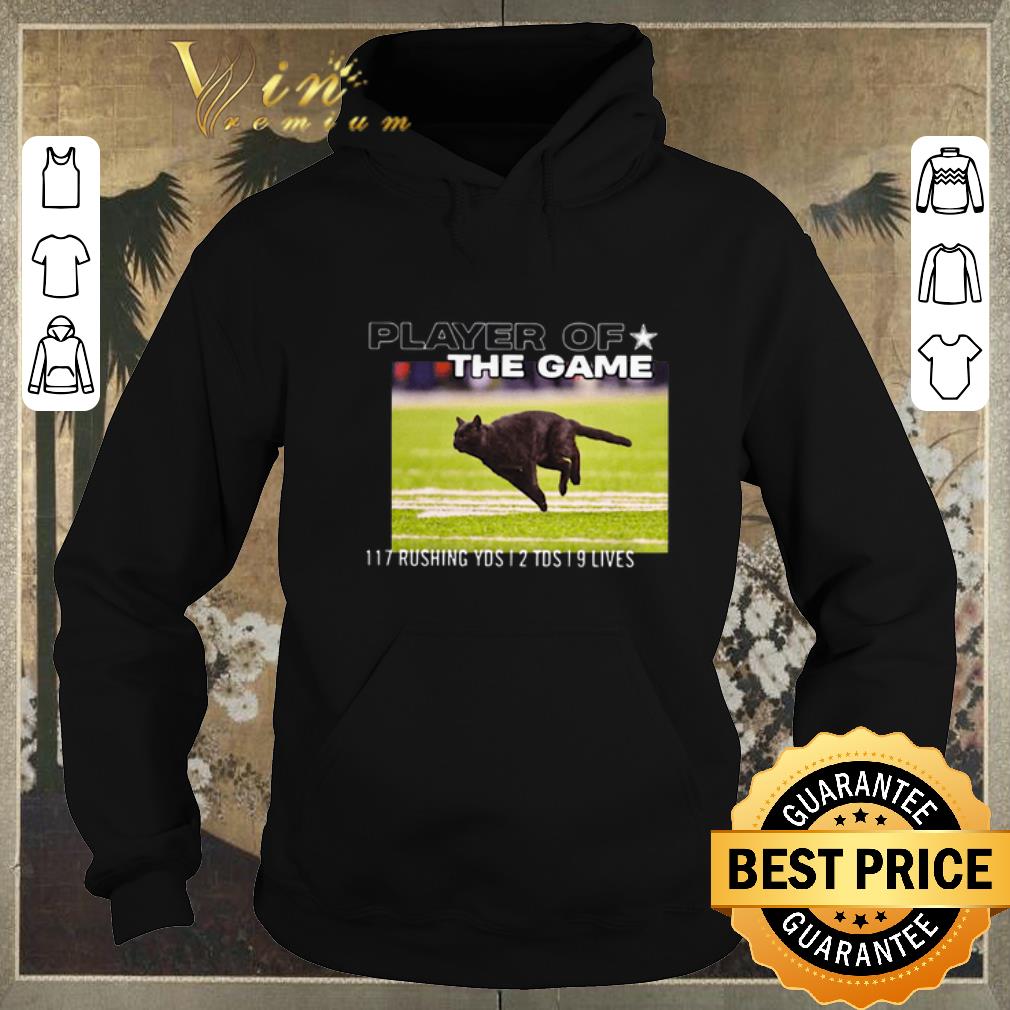 Hot Cat player of the game 117 rushing yds 2 tds 9 lives shirt sweater 4 - Hot Cat player of the game 117 rushing yds 2 tds 9 lives shirt sweater