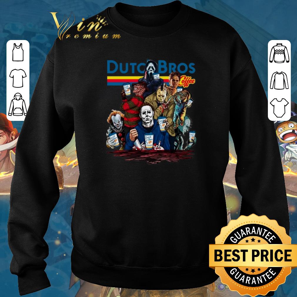 Hot Dutch Bros Coffee Horror movie characters shirt sweater 2019 Hot Dutch Bros Coffee Horror movie characters shirt sweater 2019 4 - Hot Dutch Bros Coffee Horror movie characters shirt sweater 2019