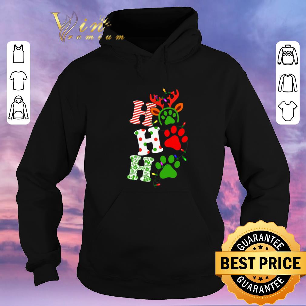 Hot Ho Ho Ho Christmas Dog paw shirt 4 - Hot Ho Ho Ho Christmas Dog paw shirt