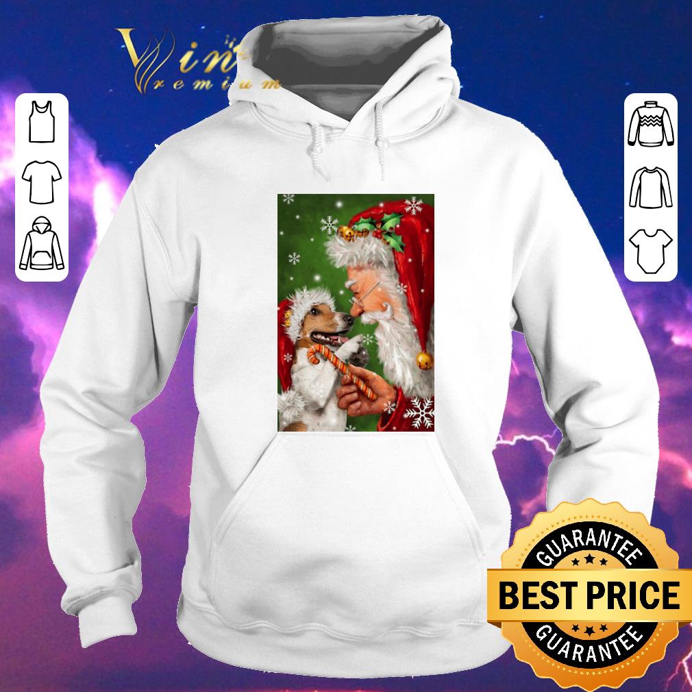 Hot Jack Russell Smile With Santa Christmas shirt sweater 4 - Hot Jack Russell Smile With Santa Christmas shirt sweater