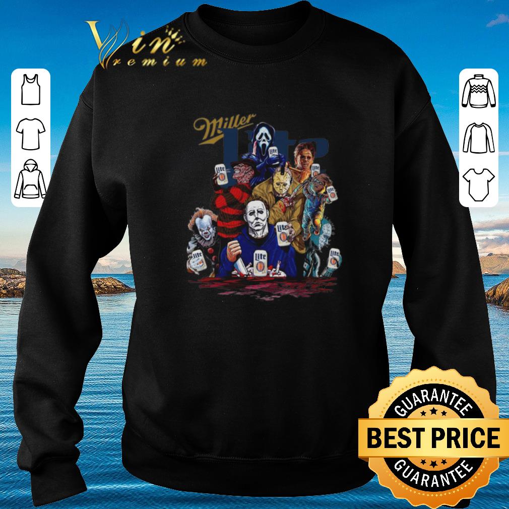Hot Miller Lite Horror film characters shirt sweater 2020 4 - Hot Miller Lite Horror film characters shirt sweater 2020