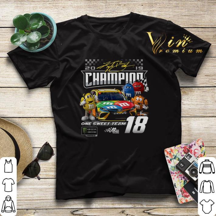 M M s Kyle Busch Joe Gibbs Racing Team Monster Energy Champion shirt sweater 4 - M&M's Kyle Busch Joe Gibbs Racing Team Monster Energy Champion shirt sweater