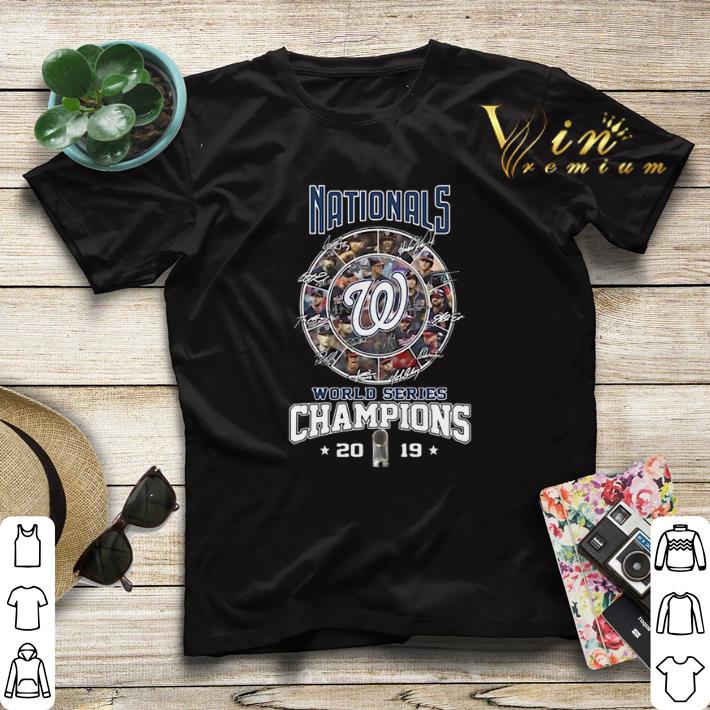 Nationals Signatures World Series Champions 2019 shirt sweater 4 - Nationals Signatures World Series Champions 2019 shirt sweater