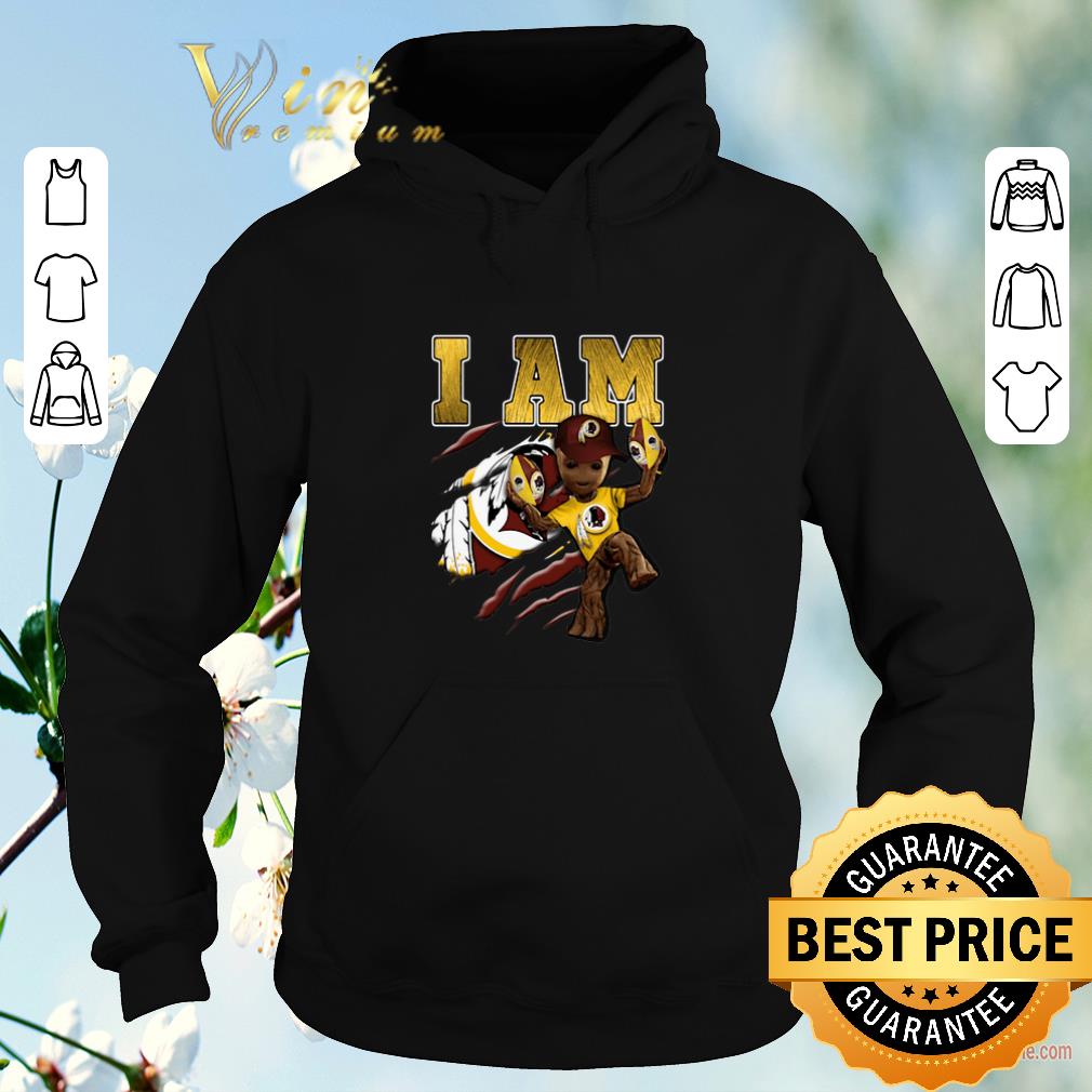 Nice Strong Groot I Am Washington Redskins shirt sweater 4 - Nice Strong Groot I Am Washington Redskins shirt sweater
