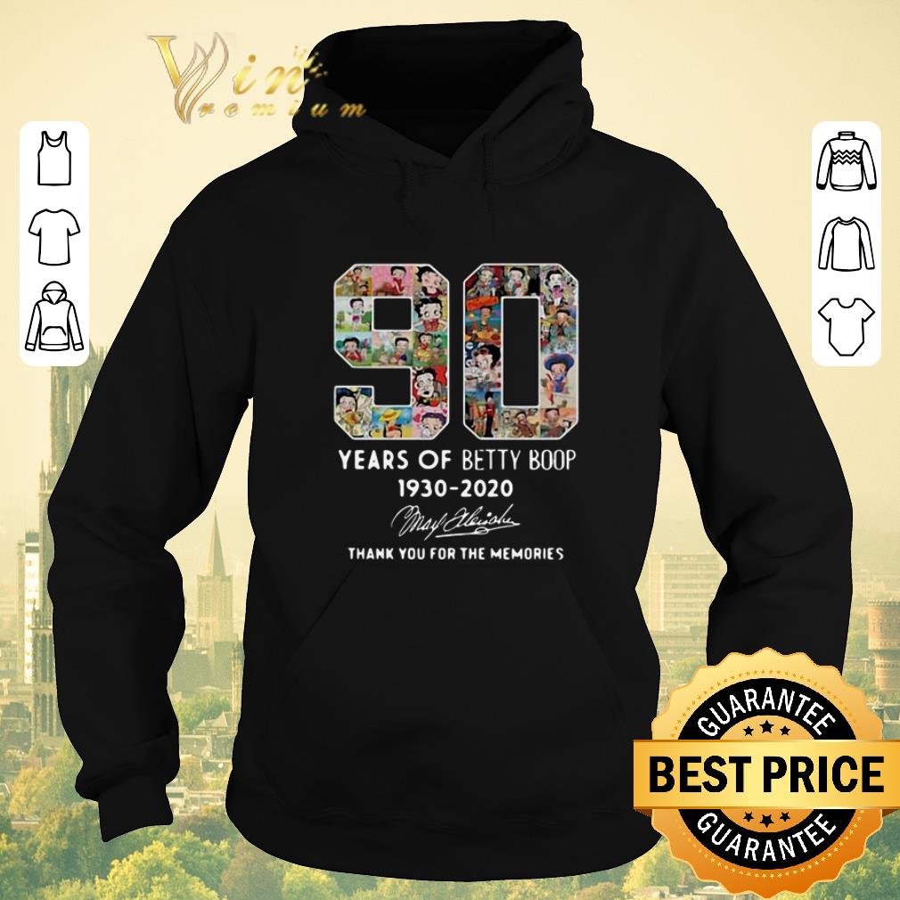 Nice Thank you for the memories 90 years Betty Boop 1930 2020 shirt 4 1 - Nice Thank you for the memories 90 years Betty Boop 1930 2020 shirt