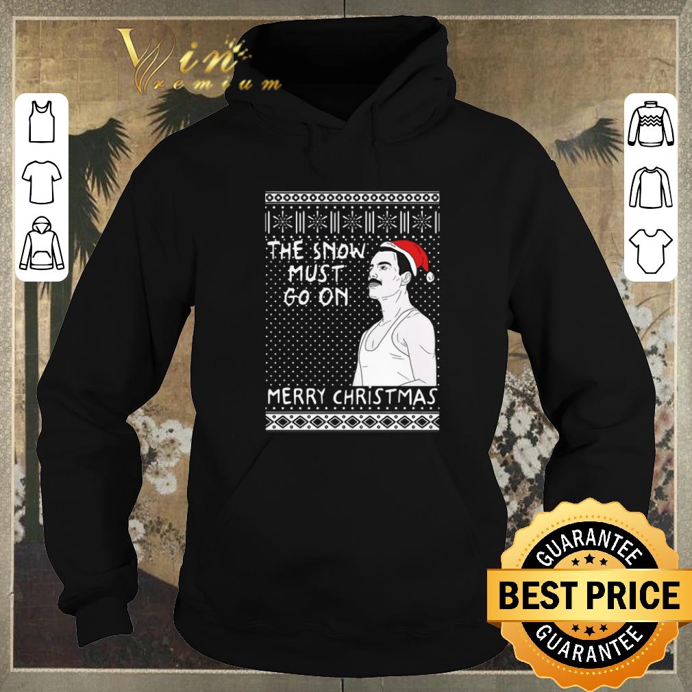 Official Freddie Mercury the show must go on Merry Christmas shirt sweater 4 - Official Freddie Mercury the show must go on Merry Christmas shirt sweater