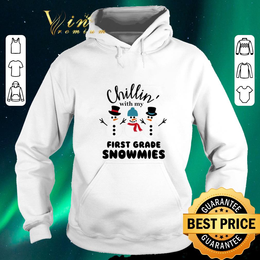 Official Snowman Chillin' with my first grade Snowmies shirt sweater Official Snowman Chillin with my first grade Snowmies shirt sweater 4 - Official Snowman Chillin' with my first grade Snowmies shirt sweater