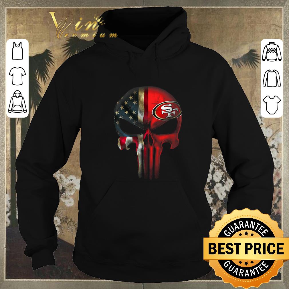 Official The Punisher Skull American flag San Francisco 49ers shirt sweater 4 - Official The Punisher Skull American flag San Francisco 49ers shirt sweater