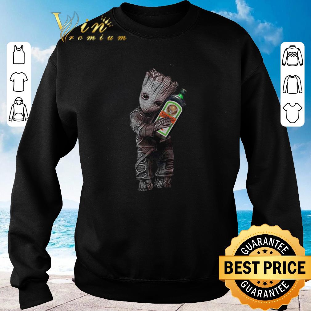 Original Baby Groot hug Jagermeister shirt sweater 4 - Original Baby Groot hug Jagermeister shirt sweater