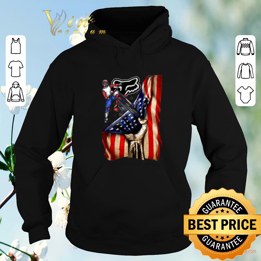 Original Motorcycle Fox Racing American flag shirt sweater 4 - Original Motorcycle Fox Racing American flag shirt sweater