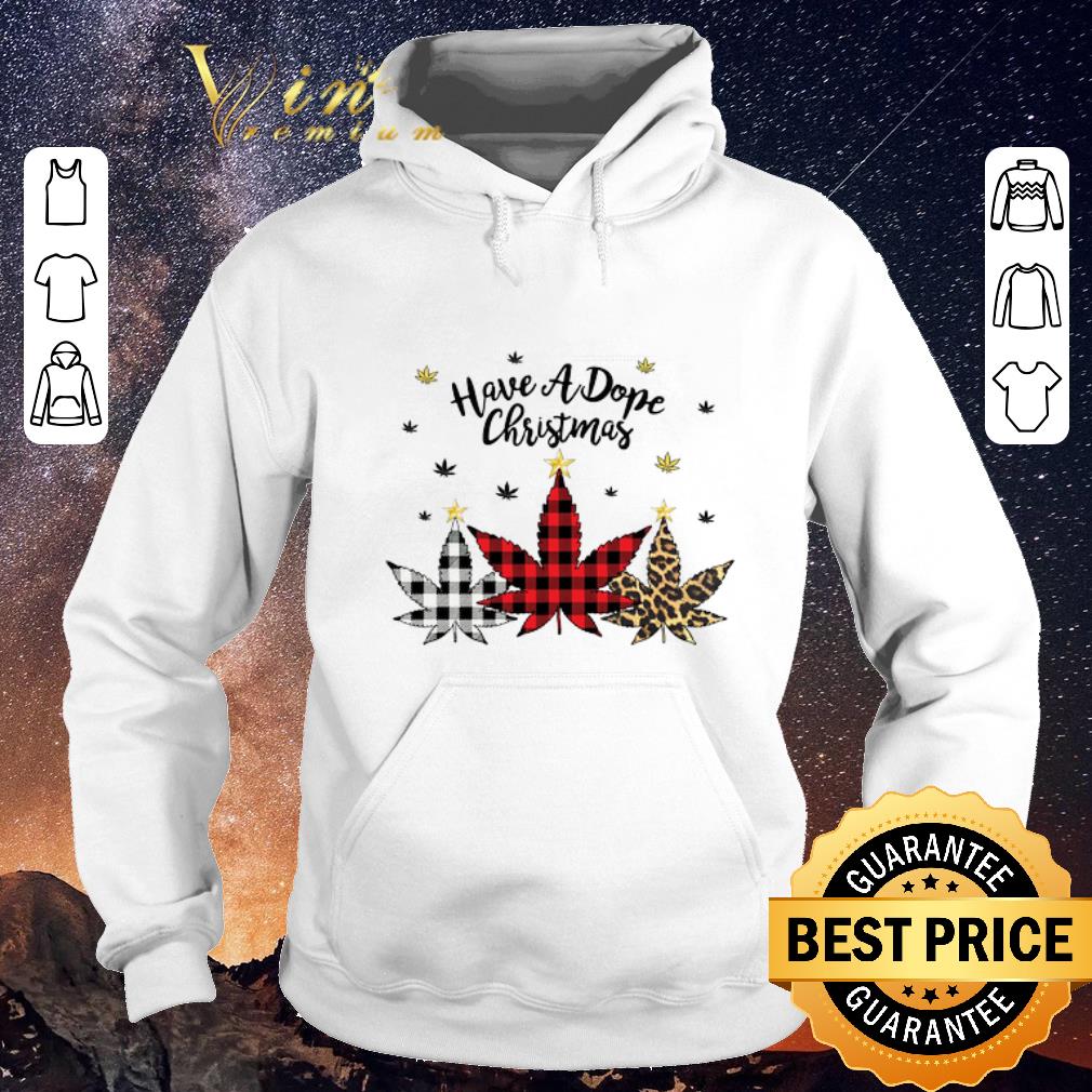 Original Weeds have a dope Christmas Leopard Pattern shirt 4 - Original Weeds have a dope Christmas Leopard Pattern shirt