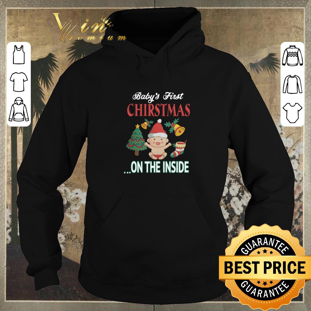 Premium Baby s first Christmas on the inside shirt sweater 4 - Premium Baby's first Christmas on the inside shirt sweater