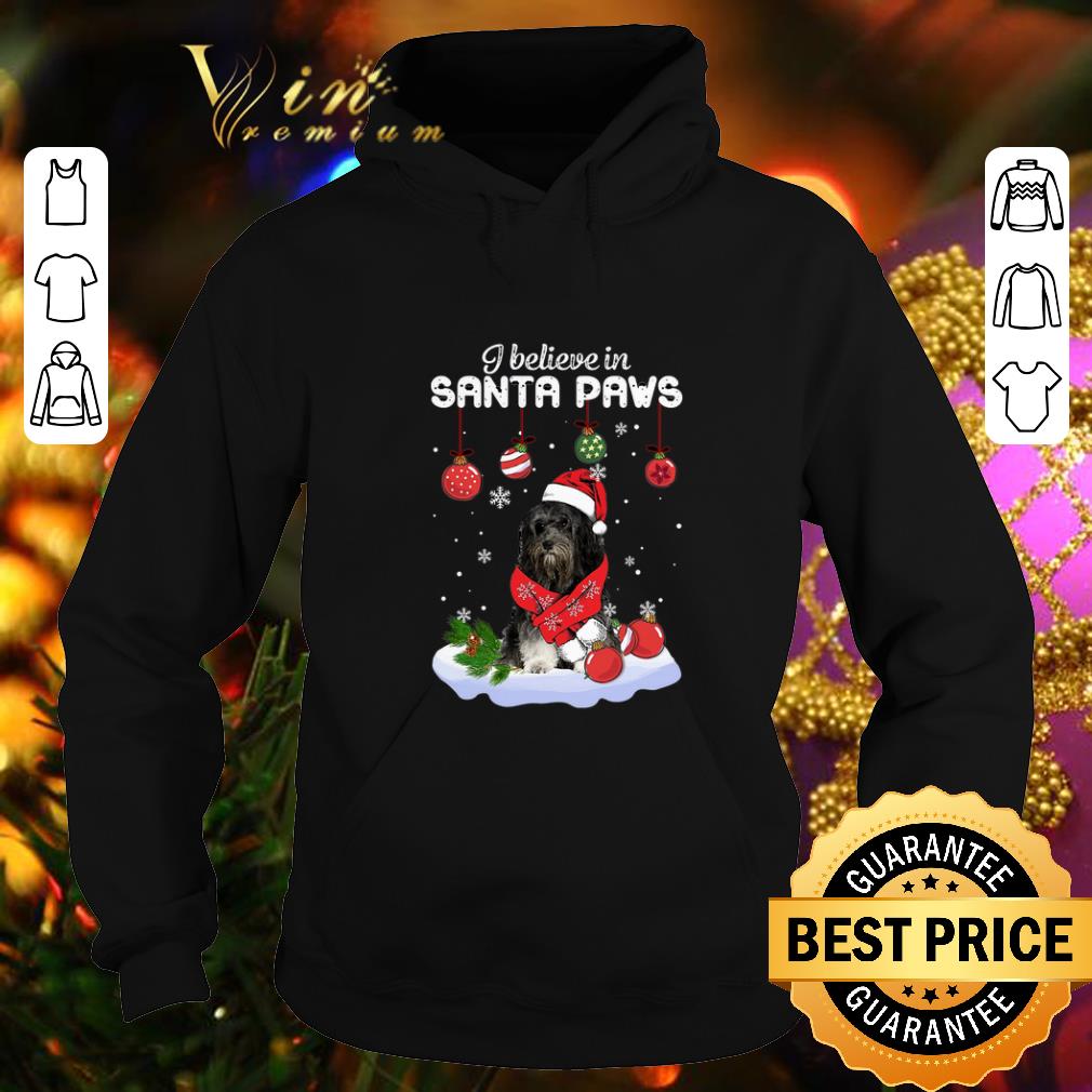 Premium Lowchen i believe in Santa paws Christmas shirt Premium Lowchen i believe in Santa paws Christmas shirt 4 - Premium Lowchen i believe in Santa paws Christmas shirt