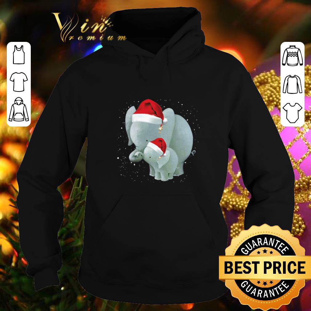 Premium Mama Elephants santa Christmas shirt 4 - Premium Mama Elephants santa Christmas shirt