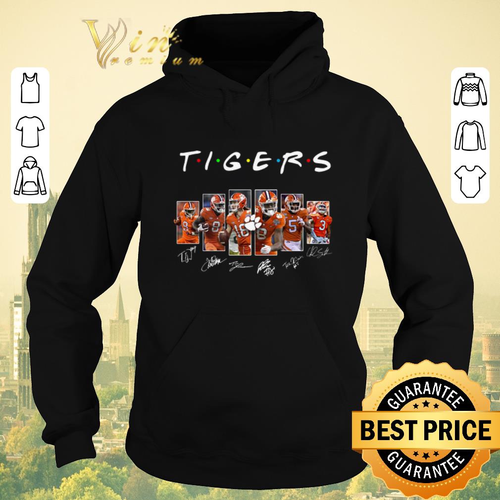 Premium Signatures Clemson Tigers Friends shirt 4 - Premium Signatures Clemson Tigers Friends shirt