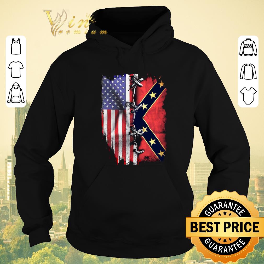 Pretty Confederate battle flag America flag shirt Pretty Confederate battle flag America flag shirt 4 - Pretty Confederate battle flag America flag shirt