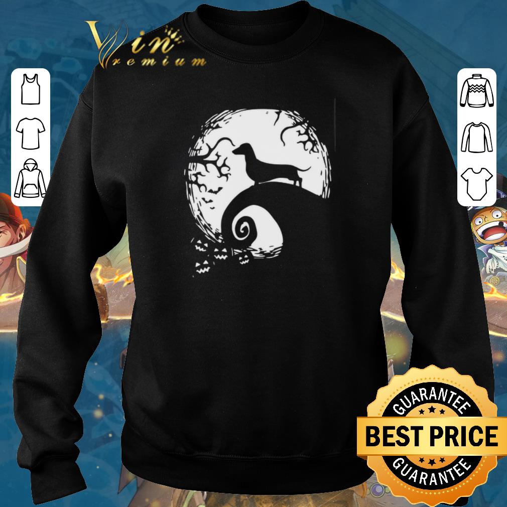 Pretty Dachshund dog and moon Halloween shirt 4 - Pretty Dachshund dog and moon Halloween shirt