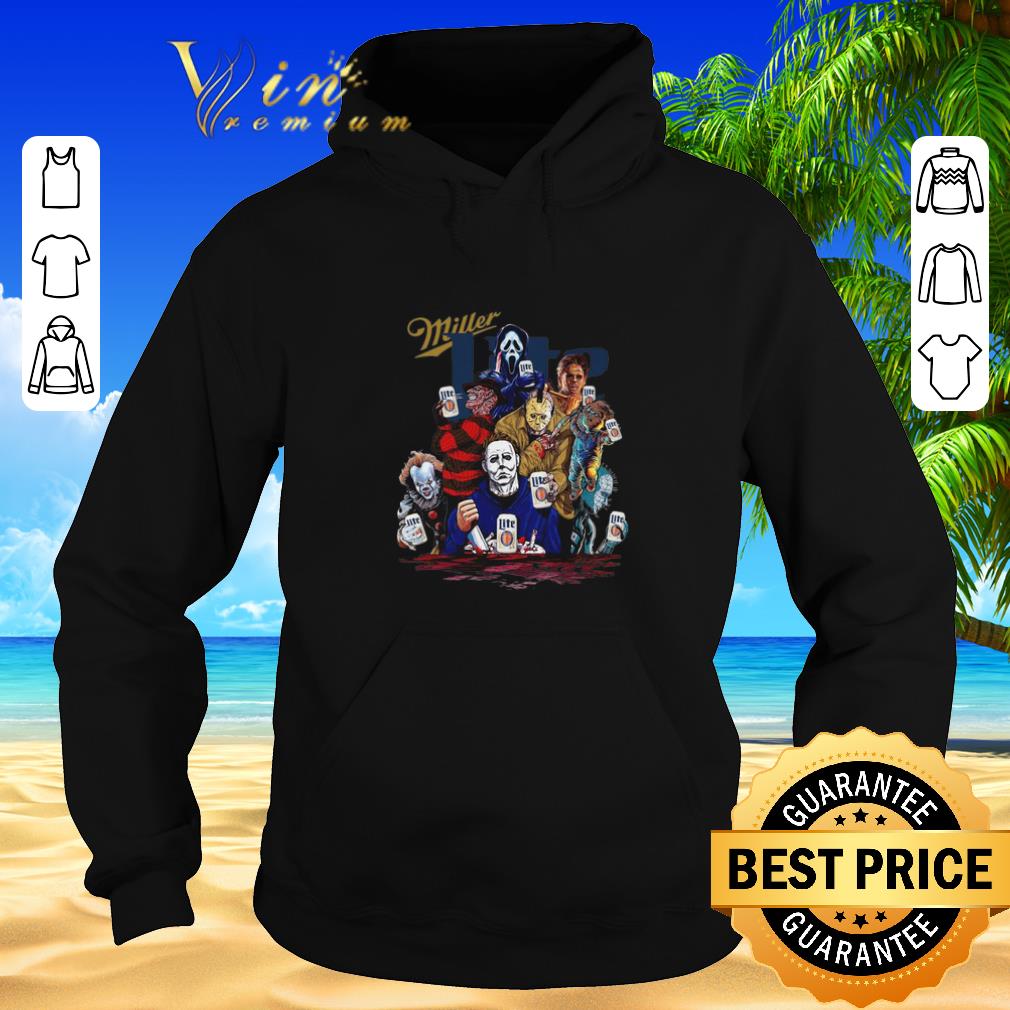 Pretty Miller Lite Horror film characters shirt sweater 4 - Pretty Miller Lite Horror film characters shirt sweater