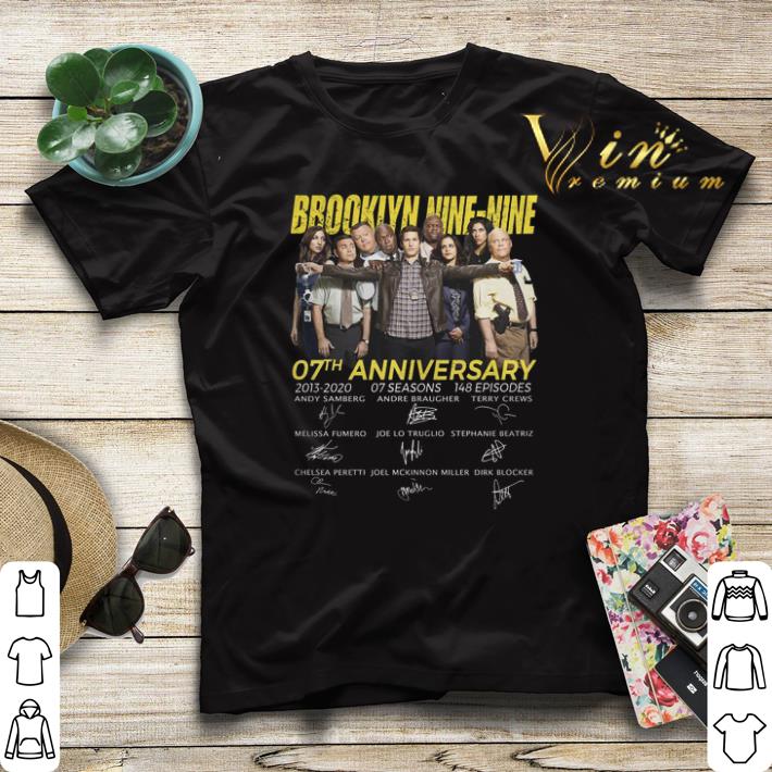 Signatures Brookiyn 99 Nine-Nine 07th anniversary 2013-2020 shirt Signatures Brookiyn 99 Nine Nine 07th anniversary 2013 2020 shirt 4 - Signatures Brookiyn 99 Nine-Nine 07th anniversary 2013-2020 shirt