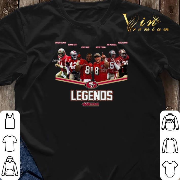 Signatures San Francisco 49ers Legends NFL Players shirt 3 - Signatures San Francisco 49ers Legends NFL Players shirt
