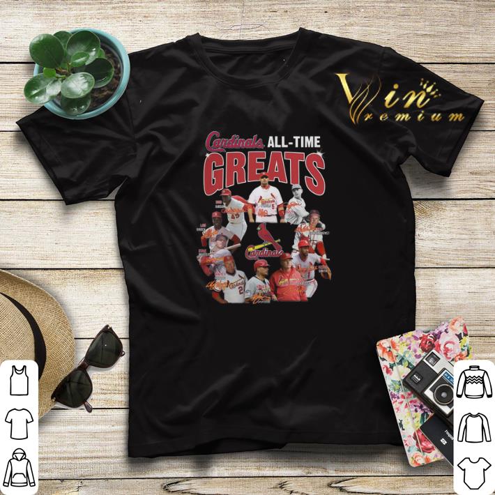 Signatures St Louis Cardinals all time greats shirt 4 - Signatures St. Louis Cardinals all time greats shirt