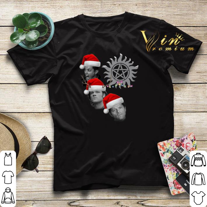 Supernatural Winchester Brothers And Castiel Christmas shirt sweater 4 - Supernatural Winchester Brothers And Castiel Christmas shirt sweater