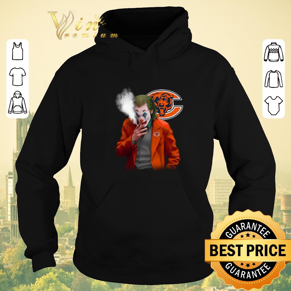 Top Chicago Bears Joker 2019 smoking shirt sweater 4 - Top Chicago Bears Joker 2019 smoking shirt sweater