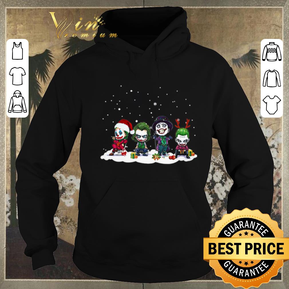 Top Joker chibi characters Christmas shirt sweater 4 - Top Joker chibi characters Christmas shirt sweater